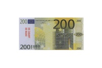 Eura peníze do hry na kartě