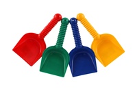 Lopatka plastová 21 cm 4 barvy na písek