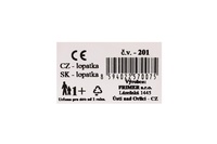 Lopatka plastová 21 cm 4 barvy na písek