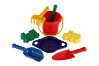 Sada na písek Kyblík sítko lopatka kupecká lopatka hrabičky