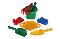 Sada na písek Kyblík sítko lopatka kupecká lopatka hrabičky