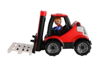 Auto Truckies vysokozdvižný vozík s paletou plast 22cm s figurkou v krabici 24m+