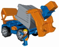 Lena Auto Truxx popelář plastový