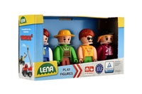 Sada figurek Truxx 4ks plast 8cm zelená sada v krabičce 18x10x5cm