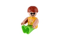 Sada figurek Truxx 4ks plast 8cm zelená sada v krabičce 18x10x5cm