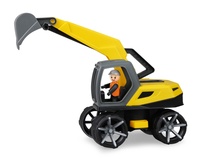 Auto Truxx 2 bagr plast 35cm s figurkou 15x18x35cm 24m+