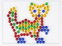 Mozaika klobouček 1cm krystal 140ks v krabici 24x21x3,5cm