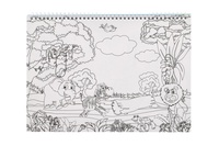 Blok Říše zvířat se samolepkami CZ verze 35x25cm