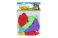 Balonek/Balonky nafukovací Krtek 12" průměr 30 cm 5ks v sáčku 13,5x18cm karneval