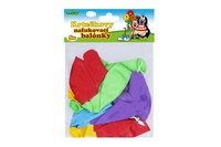 Balonek/Balonky nafukovací Krtek + kamarádi 12" průměr 30 cm 5ks v sáčku 13,5x18cm karneval