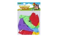 Balonek/Balonky nafukovací Krtek 12" průměr 30 cm 5ks v sáčku 13,5x18cm karneval