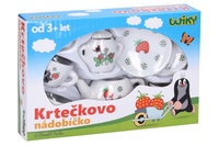 Nádobí - čajový set Krtek porcelán 9 ks v krabičce 17x12x4cm