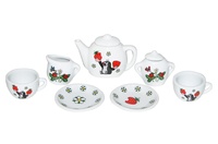 Nádobí - čajový set Krtek porcelán 9 ks v krabičce 17x12x4cm