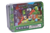Stavebnice Magnet Cube Zone - Forest Portal 48 dílků v krabičce 13x5x10cm