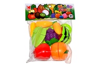 Ovoce krájecí plast s prkénkem s nožem v sáčku 18,5x23x6cm