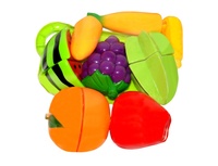 Ovoce krájecí plast s prkénkem s nožem v sáčku 18,5x23x6cm