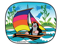 Sluneční clona do auta Krtek 44x36cm 2ks v sáčku