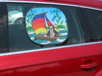 Sluneční clona do auta Krtek 44x36cm 2ks v sáčku