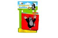 Knížka šustící látková Krtek 10x10cm