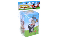 Pokladnička Krtek kvádr se zámkem plech