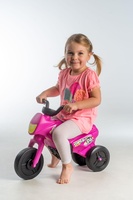 Odrážedlo Enduro Yupee růžové malé plast výška sedadla 26cm nosnost do 25kg od 12 měsíců