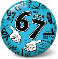 Míč 67/six seven nafouknutý 23 cm 4 barvy