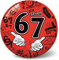 Míč 67/six seven nafouknutý 23 cm 4 barvy