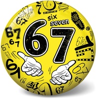 Míč 67/six seven nafouknutý 23 cm 4 barvy