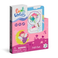 Kouzelné malování vodou Pohádka omalovánky/blok 12x14cm + štětec 8 listů v krabičce