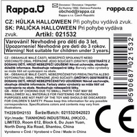 Hůlka se zvukem Happy Halloween