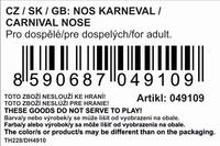 Čarodějnický nos s bradavicí