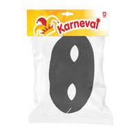 Škraboška oční semišová černá