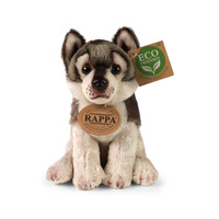 Plyšový Vlk černý 15cm sedící eco-friendly