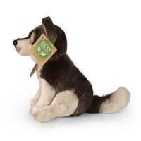 Plyšový Vlk černý 15cm sedící eco-friendly