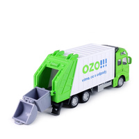 Kovové Auto Popelářský vůz OZO!!! 19cm v krabičce zpětný chod