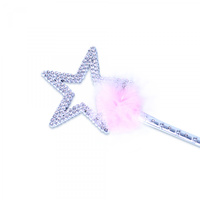 Korunka princezna s hůlkou růžová