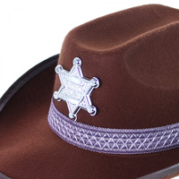 Klobouk kovbojský s hvězdou dětský