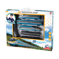 Vlak Pendolíno se zvukem a světlem na baterie koleje 4,8m