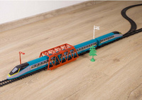 Vlak Pendolíno se zvukem a světlem na baterie koleje 4,8m