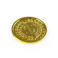 Mince pirátské zlaté v sáčku