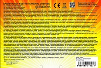 Dětský kostým Sukně Tutu svítící černá