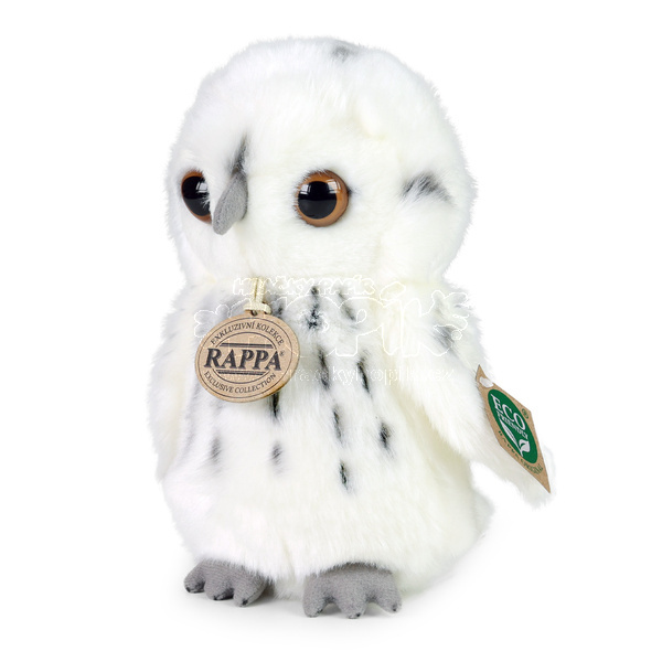 Plyšová Sova bílá 18cm eco-friendly