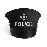 Sada policie čepice, plácačka a píšťalka