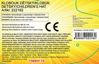 Dětský Klobouk čarodějnický s lebkami 28cm