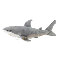 Plyšový žralok bílý 51cm eco-friendly