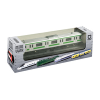Kovový mini vlak Metro 15cm v krabičce volný chod