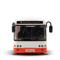 Autobus červený hlásí zastávky 28cm