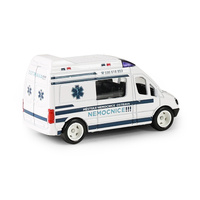 Auto kovové sanitka OSTRAVA 7cm volný chod