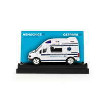 Auto kovové sanitka OSTRAVA 7cm volný chod