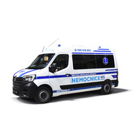 Auto kovové sanitka OSTRAVA 7cm volný chod